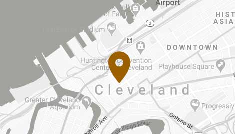 Cleveland Office location map